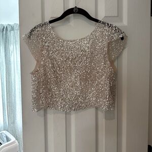 Anna Campbell sequin Meadow Topper
